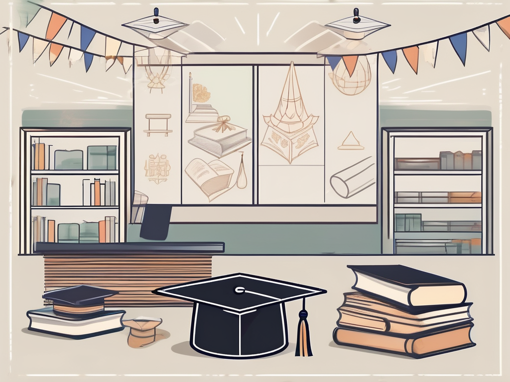 A classroom setting in thailand