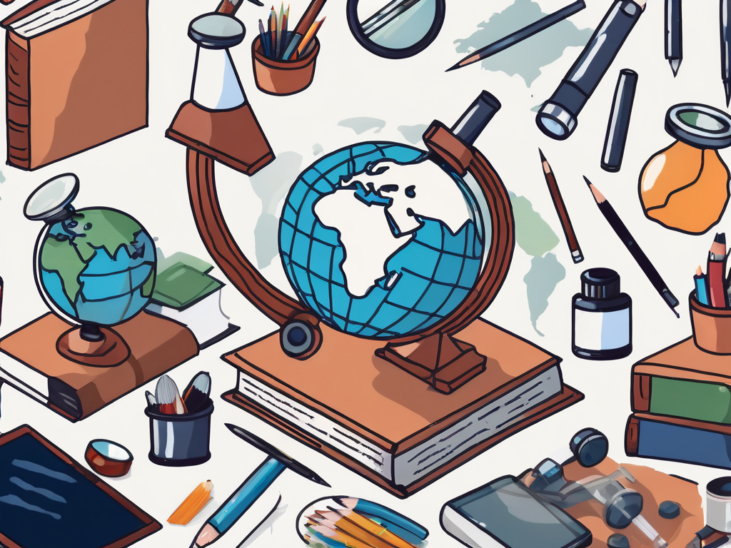 Various educational tools such as books