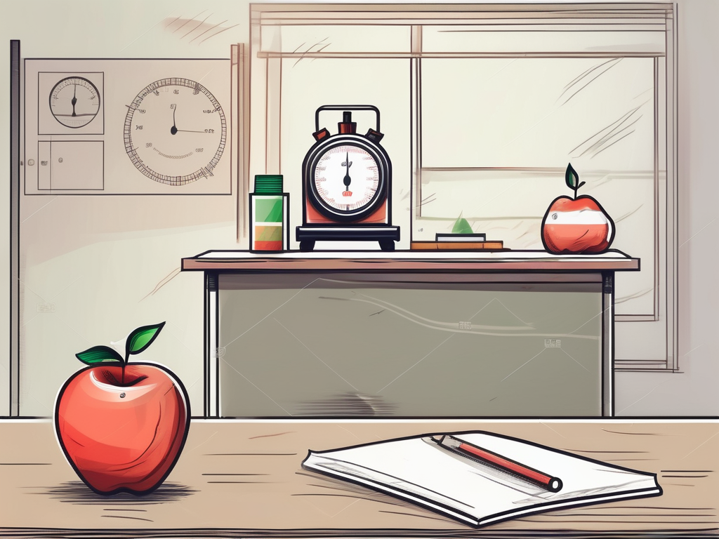 A classroom with thai cultural elements