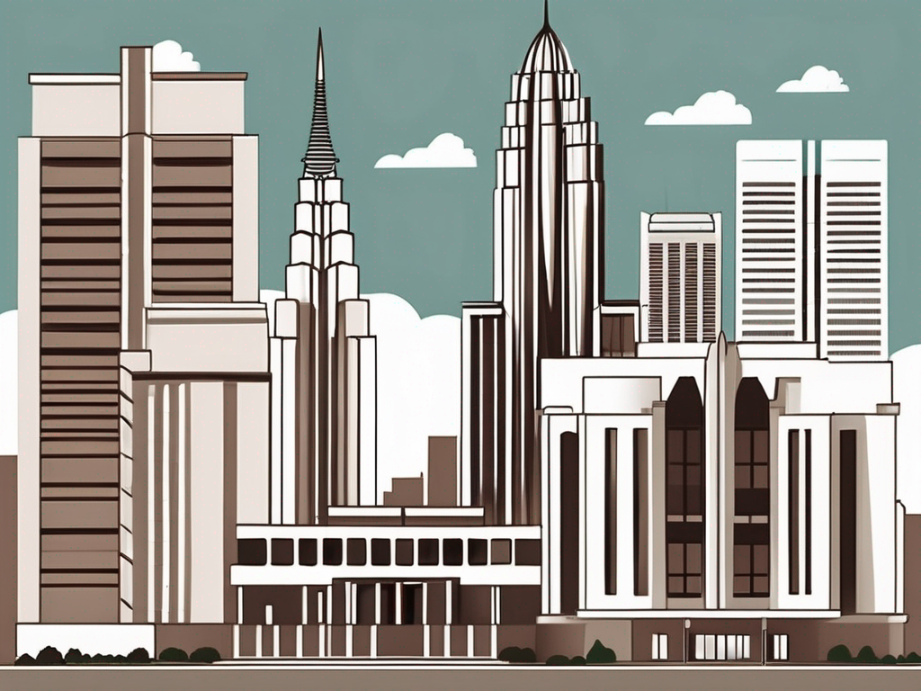 Five different school buildings