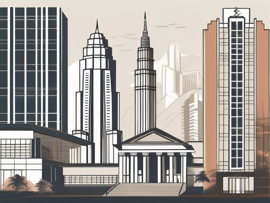 A half-filled hourglass with sand falling onto a small