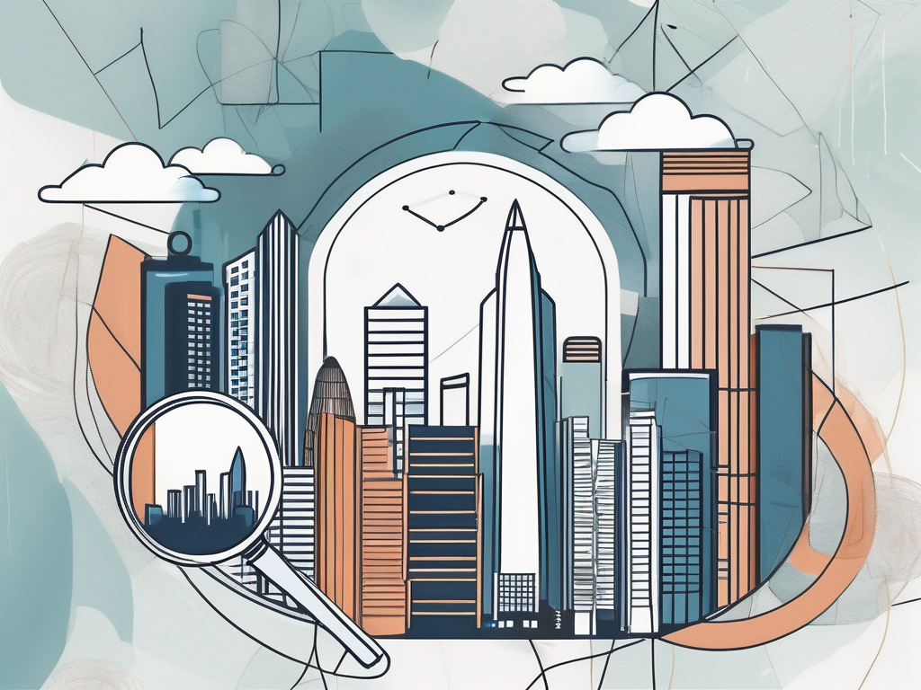 A symbolic representation of singapore's skyline