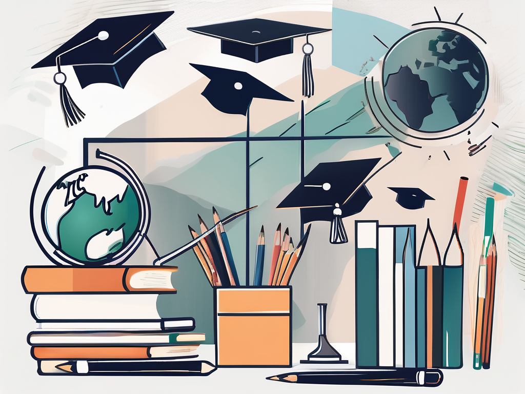 A classroom setting in dubai with various teaching tools and resources