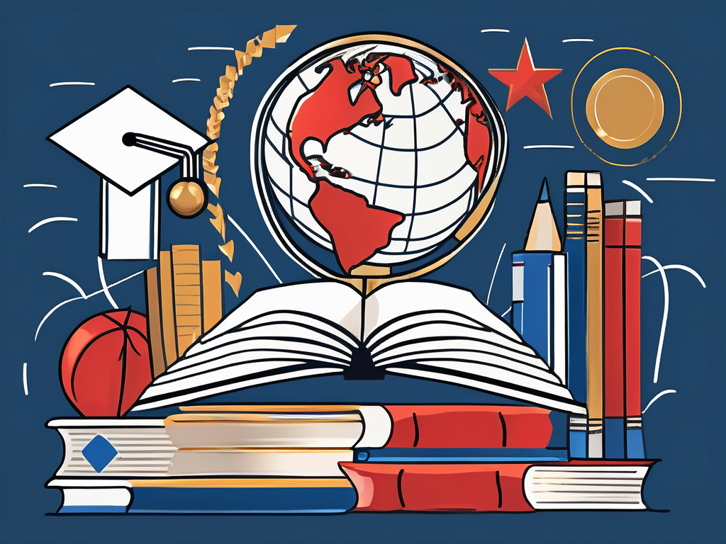 Various cultural symbols and educational tools