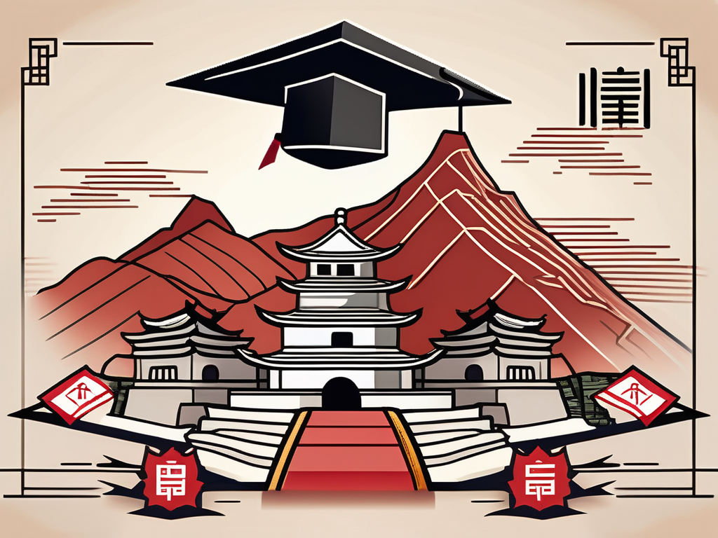 A teacher's cap and diploma