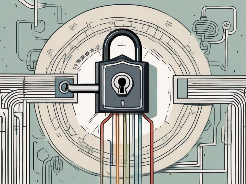 A symbolic lock being opened by a key representing a pgce teacher