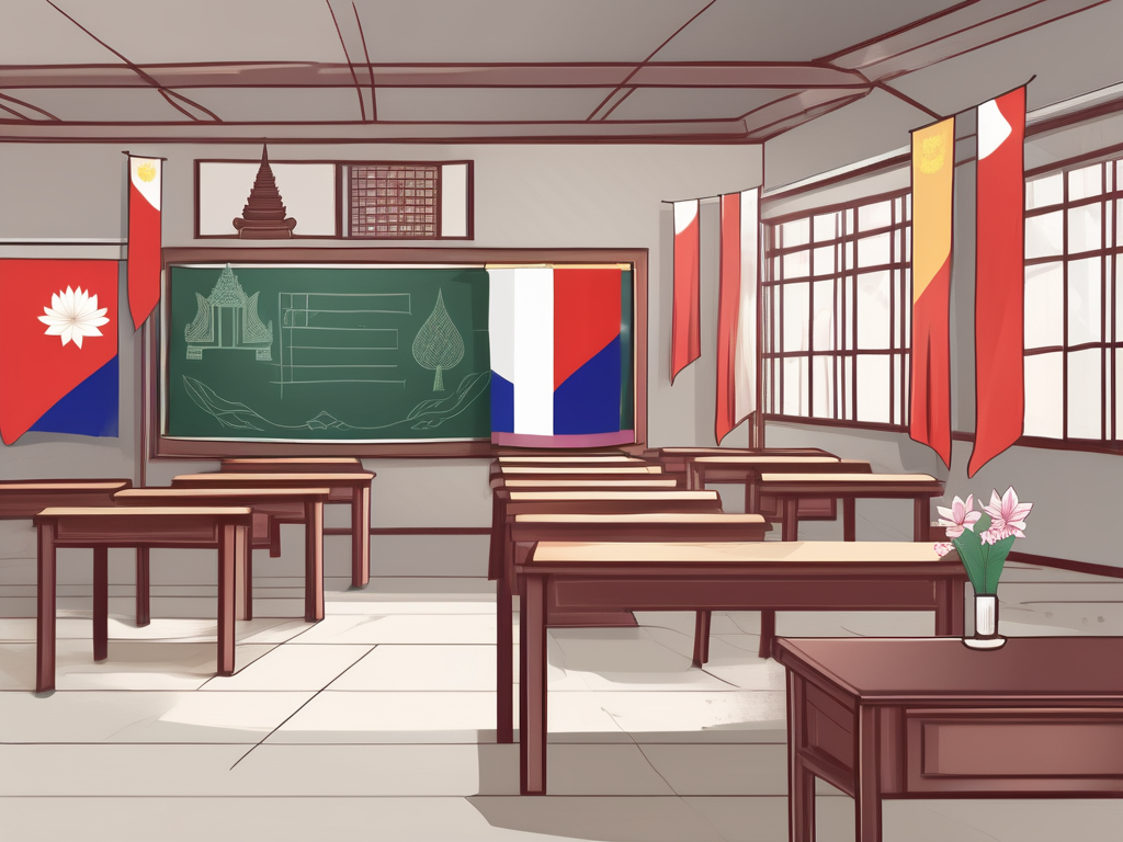 Various educational tools like a globe