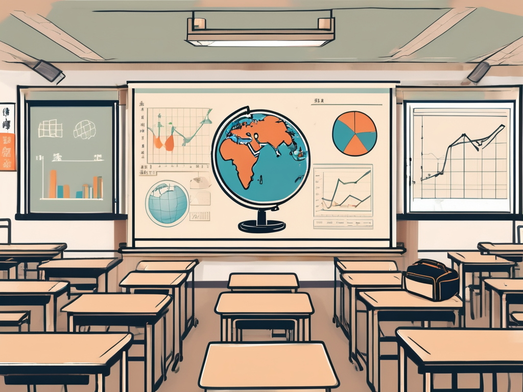 A classroom setting in china