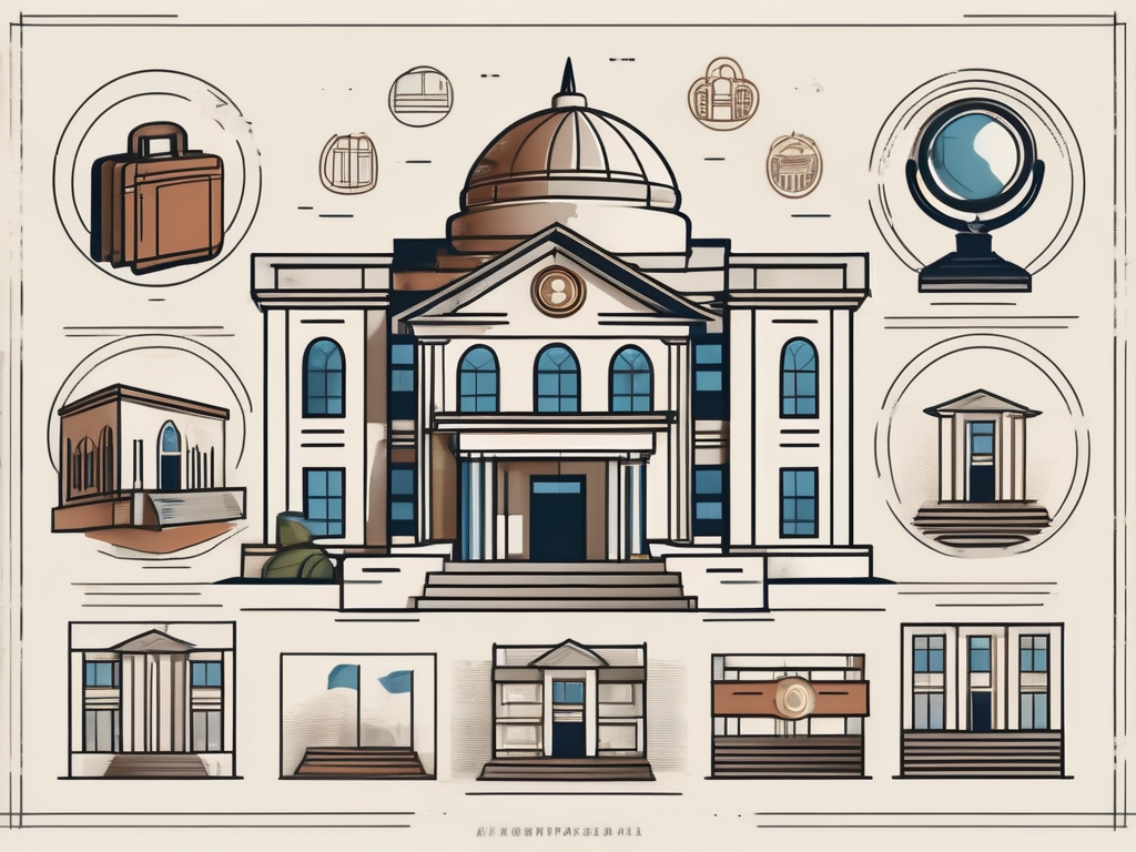 A school building with a thai architectural style