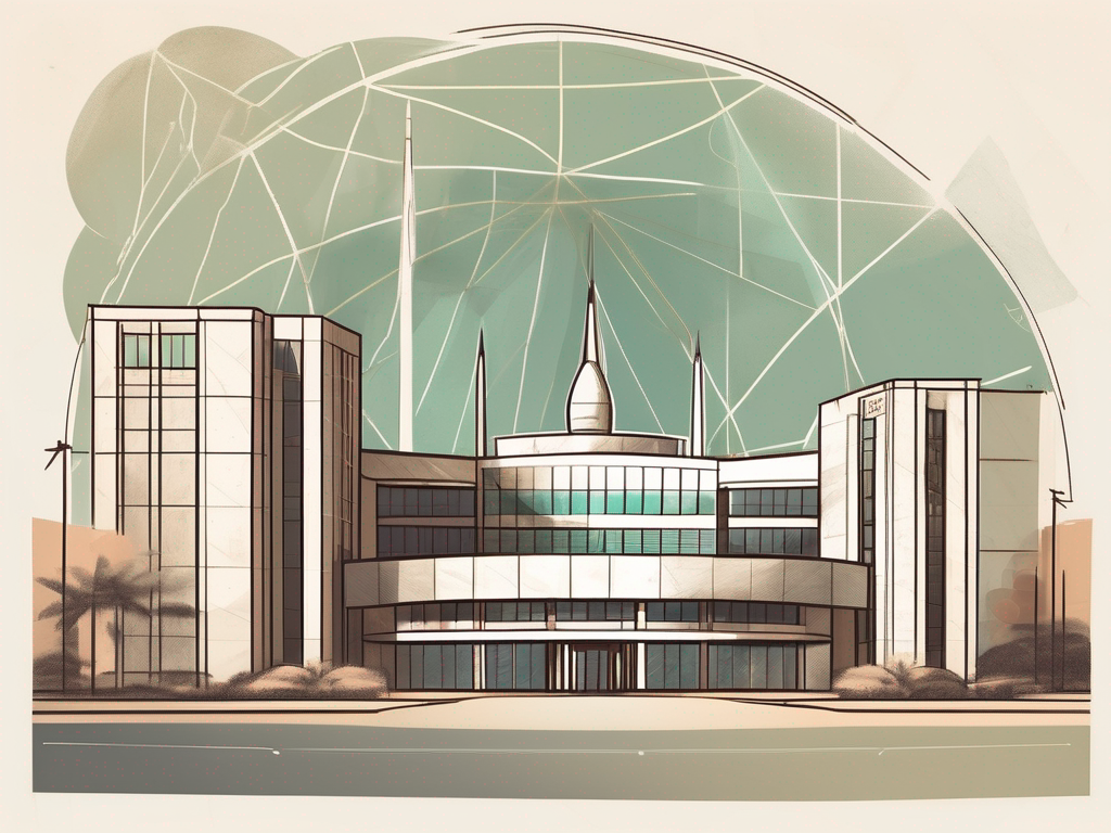 A diverse array of school buildings representing different regions of saudi arabia