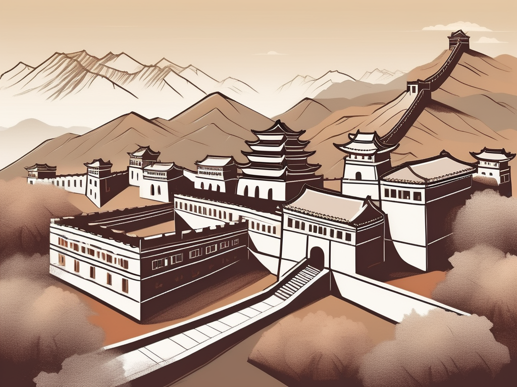 Several different stylized school buildings representing various international schools