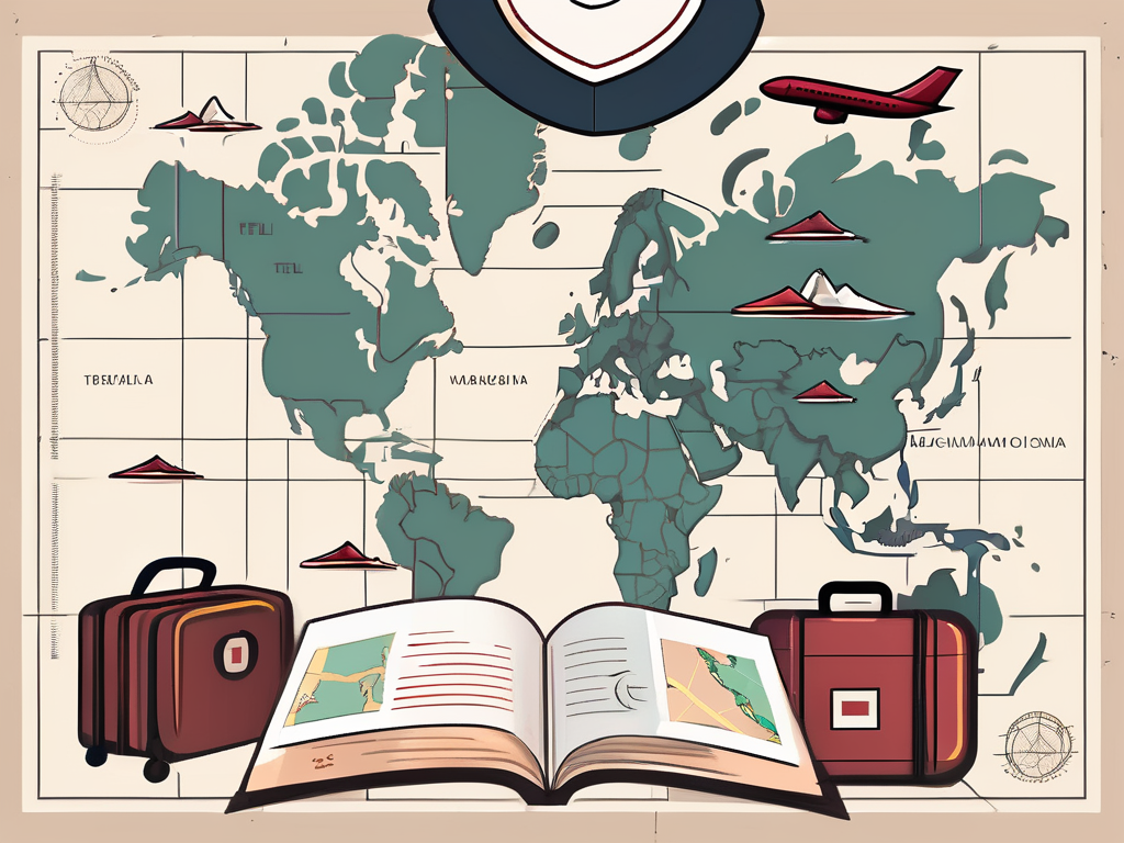 An open tefl certificate next to a map of indonesia