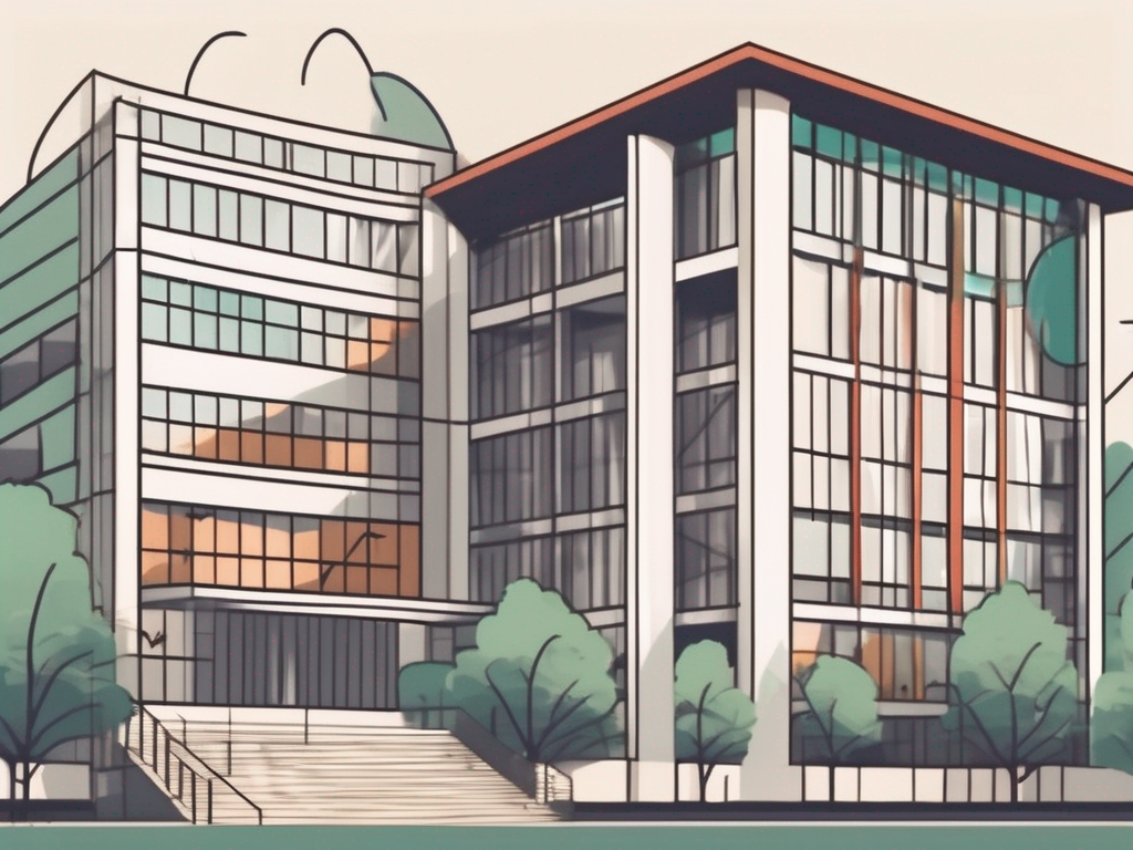 An international school building in guangzhou