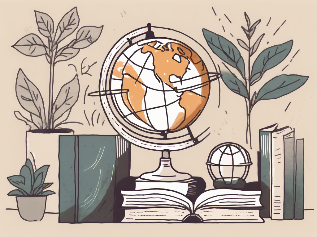 A diverse set of school items like books