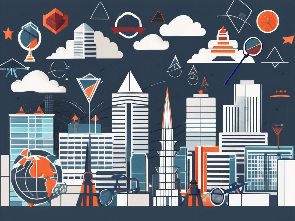 The british international school in ho chi minh city with symbols of academic excellence like graduation caps