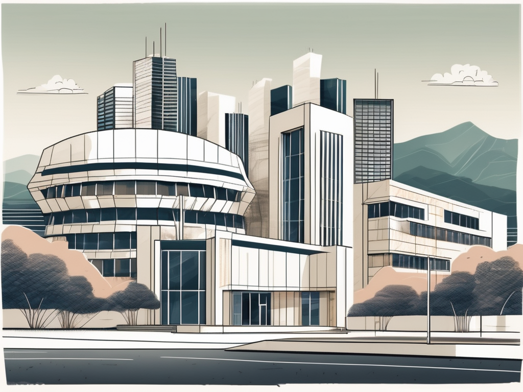 A diverse collection of five school buildings