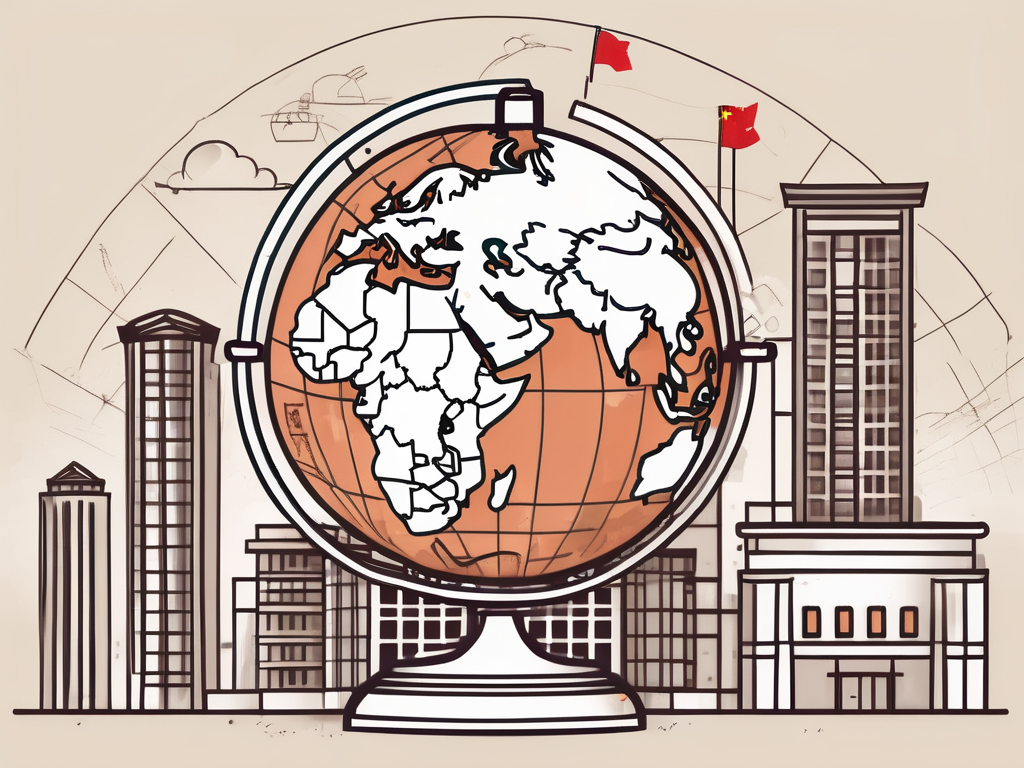 A diverse array of school-related objects like a globe