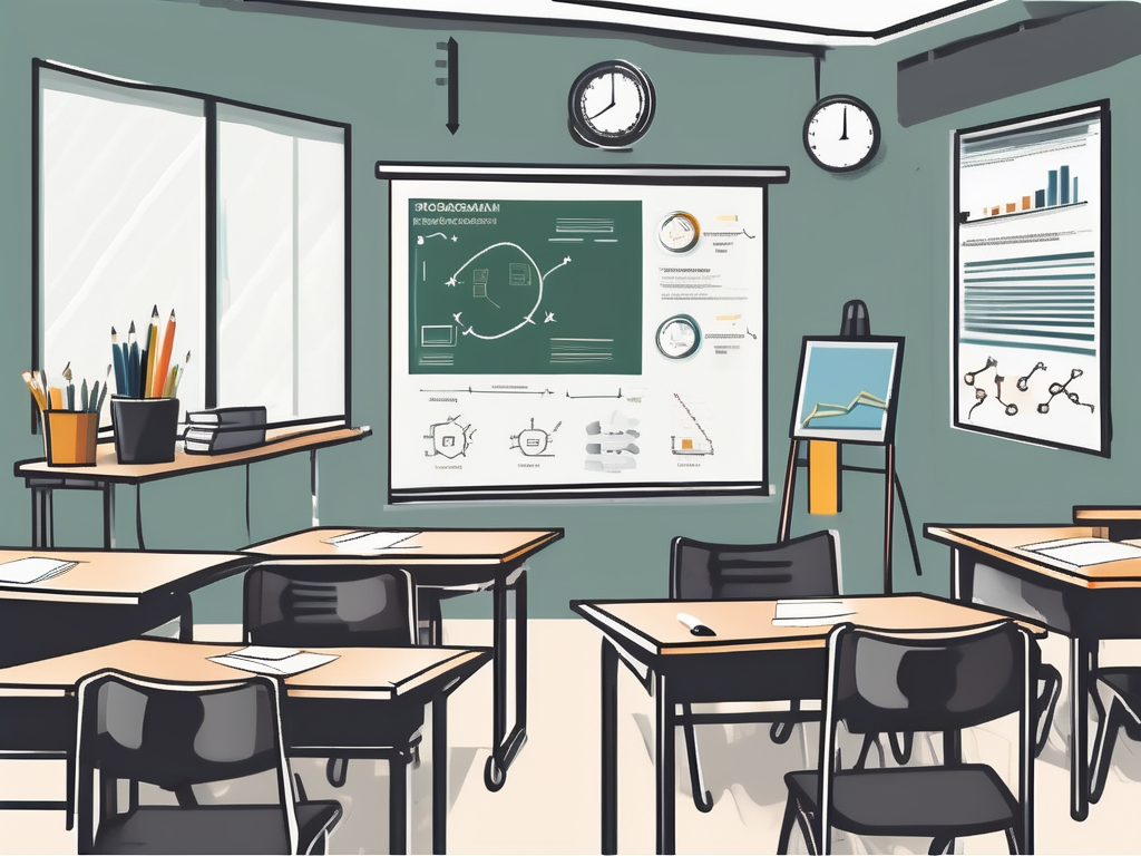 A thai classroom setting with distinctive cultural elements