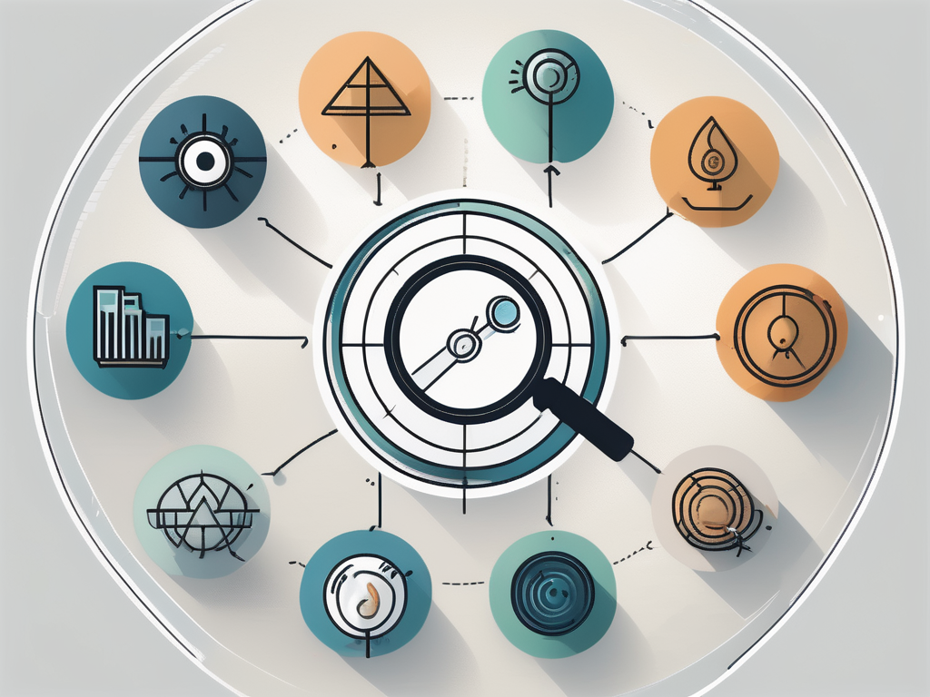 A classroom setting with various international symbols