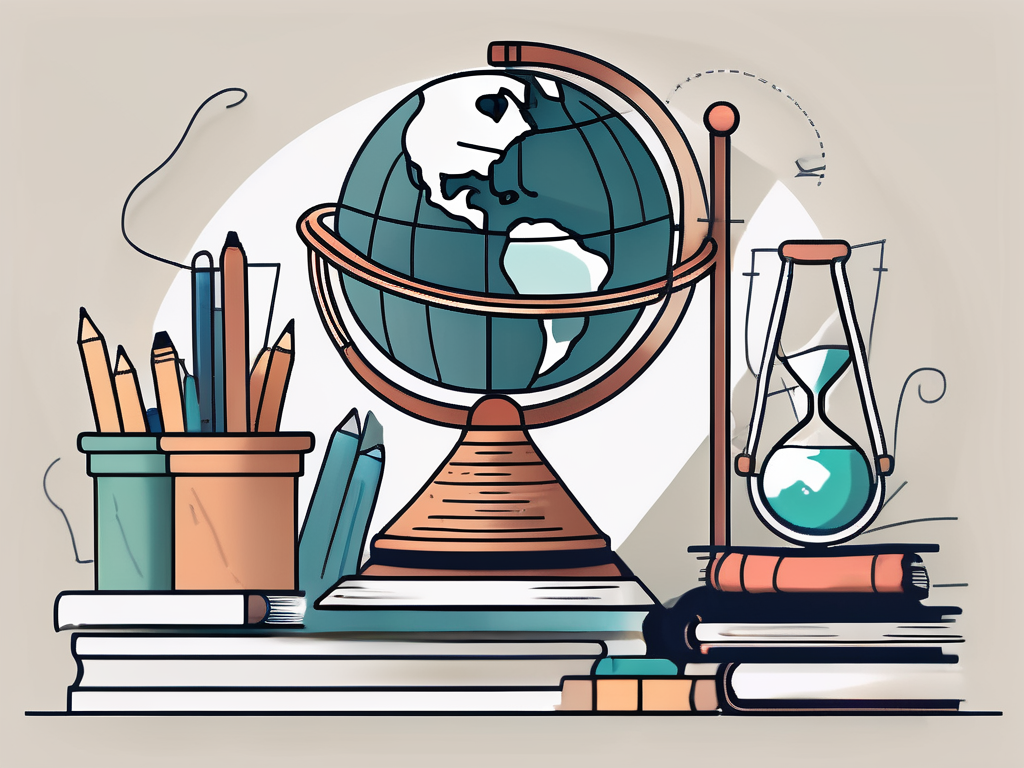 A classroom setting with diverse educational tools and materials