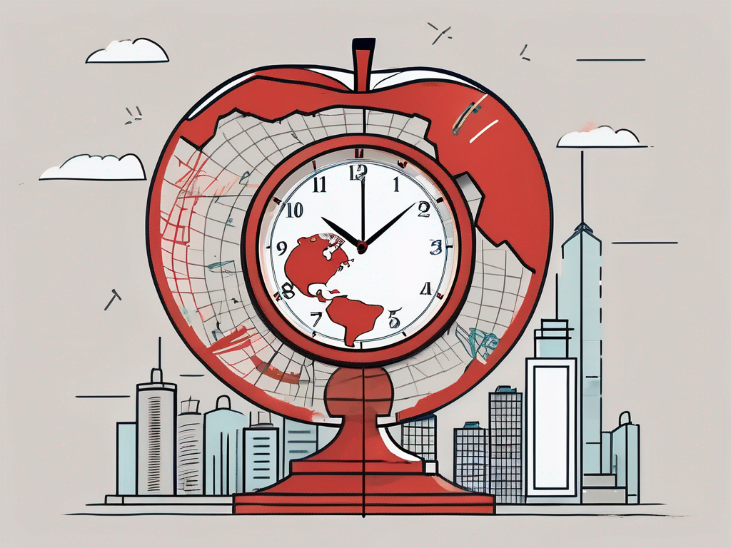 A hong kong public school with symbolic elements representing various challenges