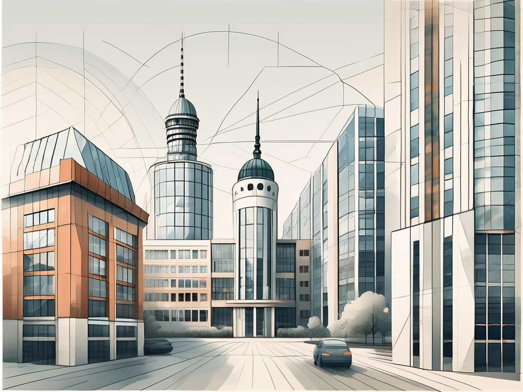 Seven different school buildings