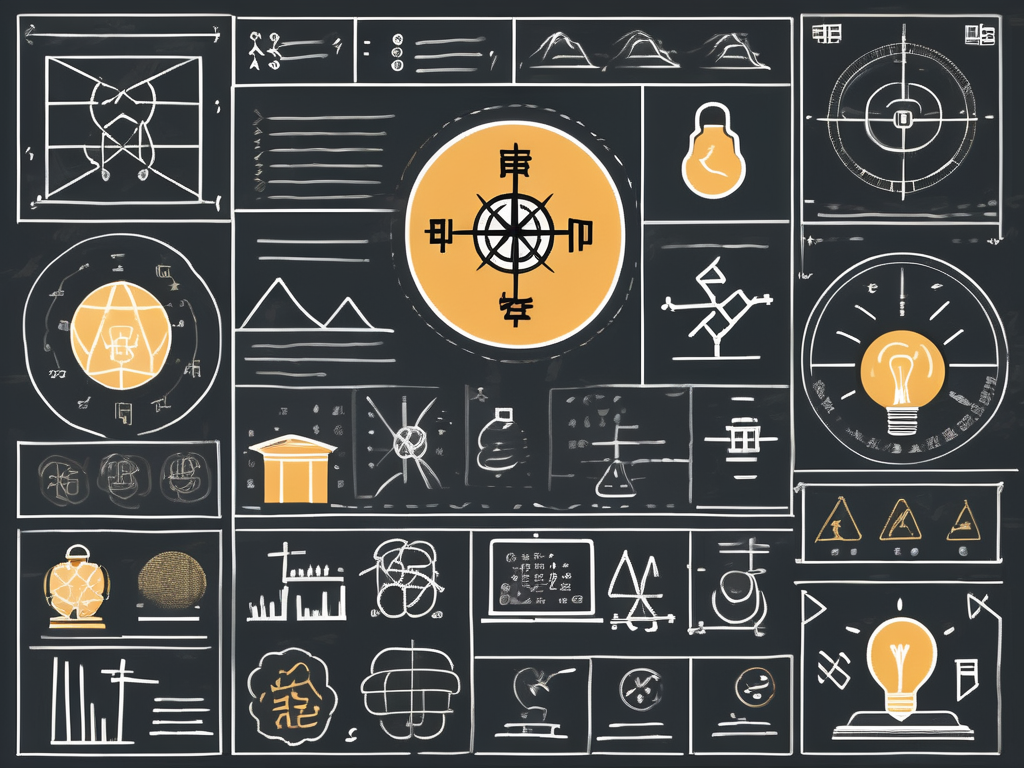 A vibrant hong kong cityscape with notable landmarks