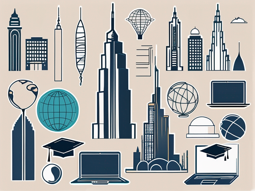 A classroom setting with a chalkboard