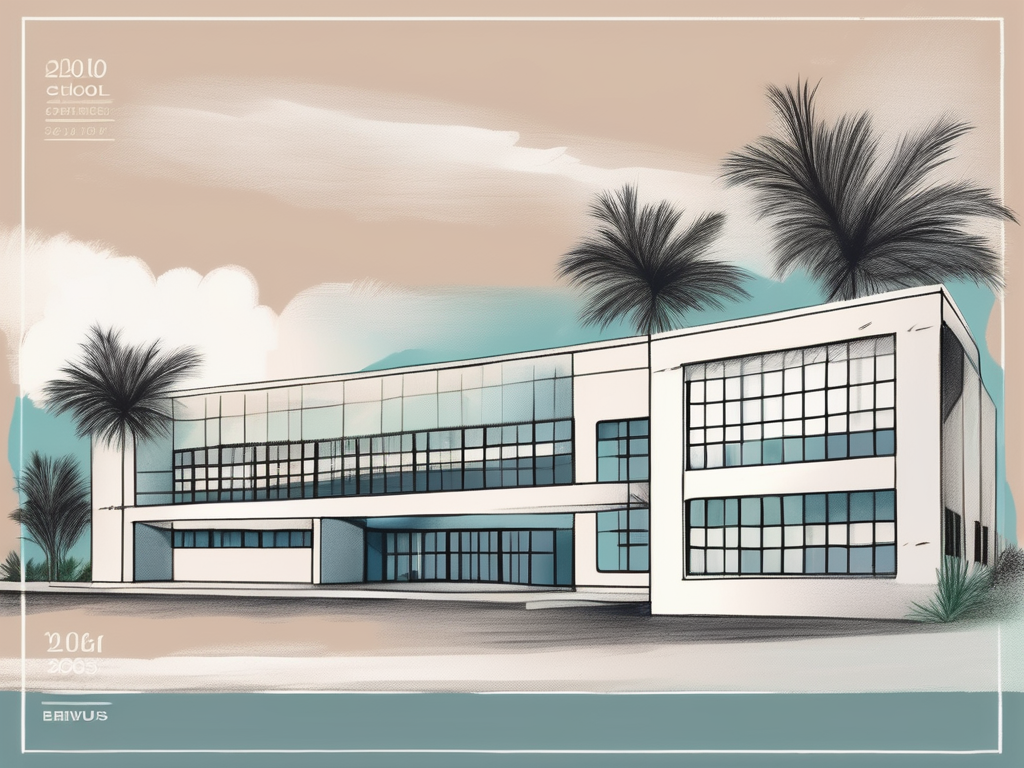 A few international school buildings in bermuda with a calendar and a clock