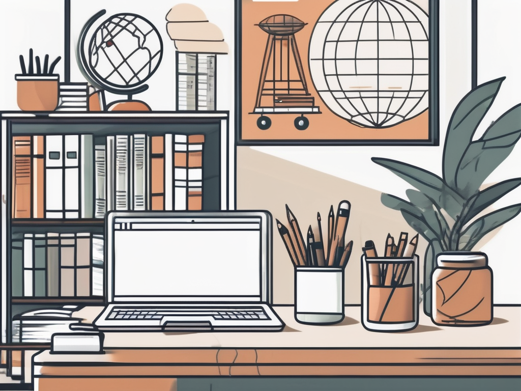 A classroom with diverse cultural symbols representing singapore