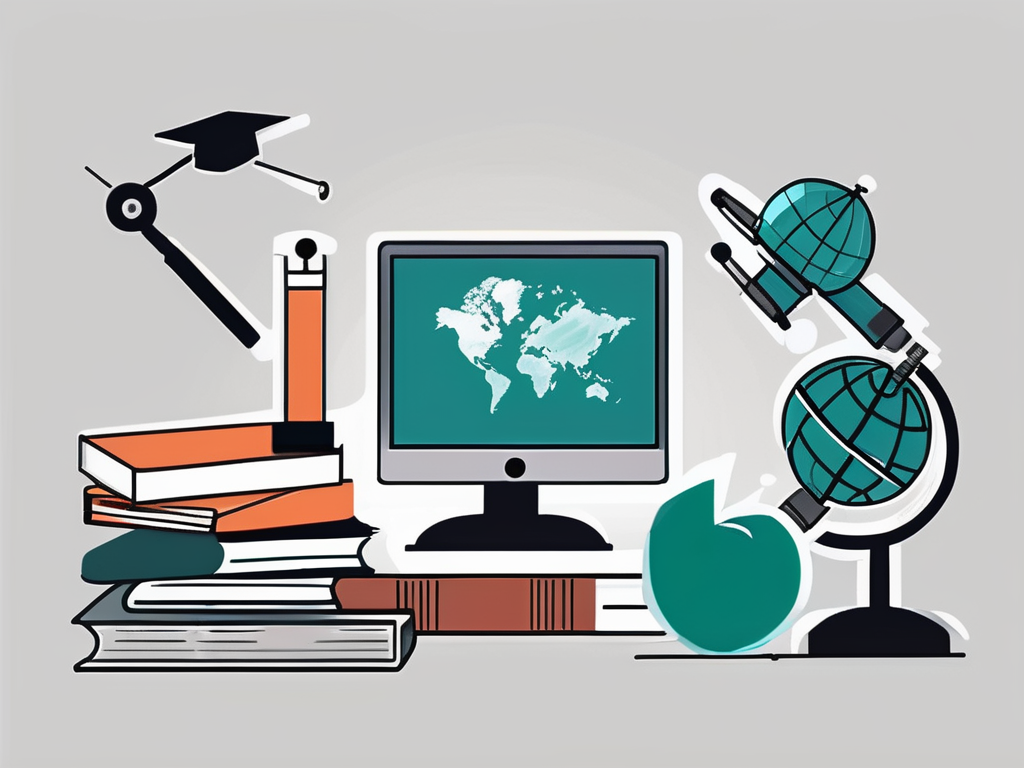 Various educational tools such as a digital tablet