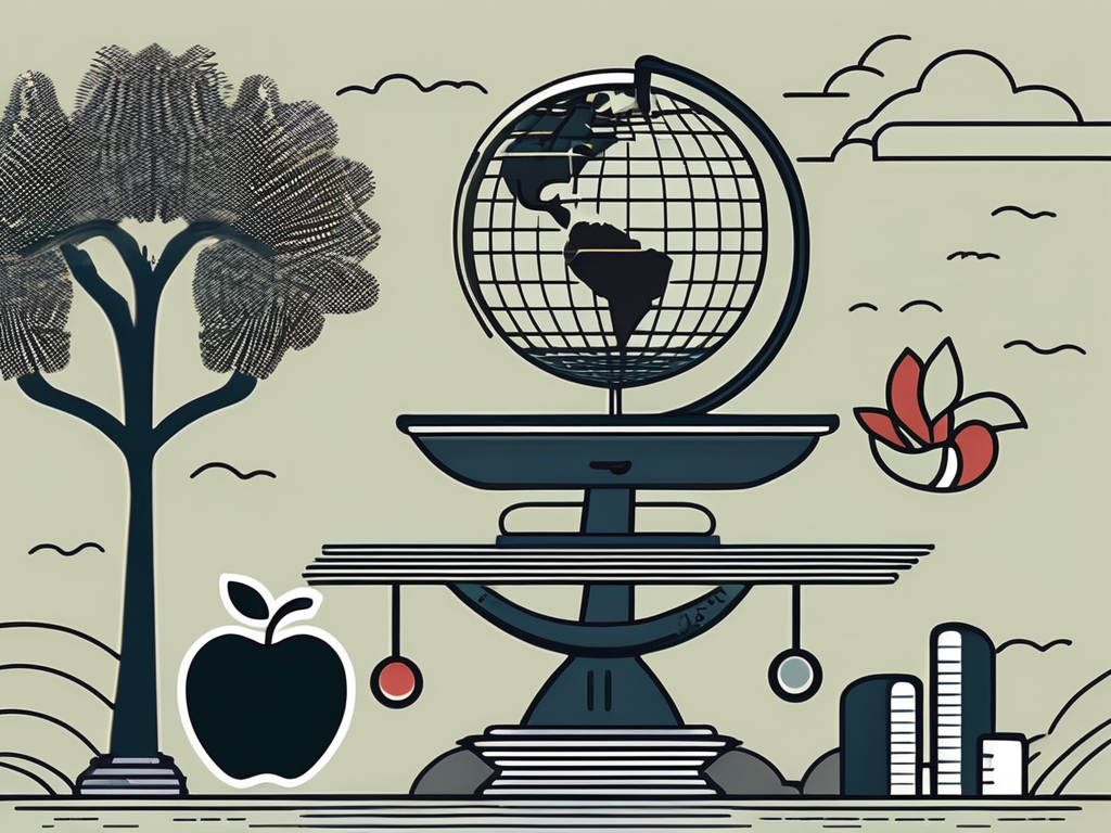 A classroom setting with traditional south korean elements