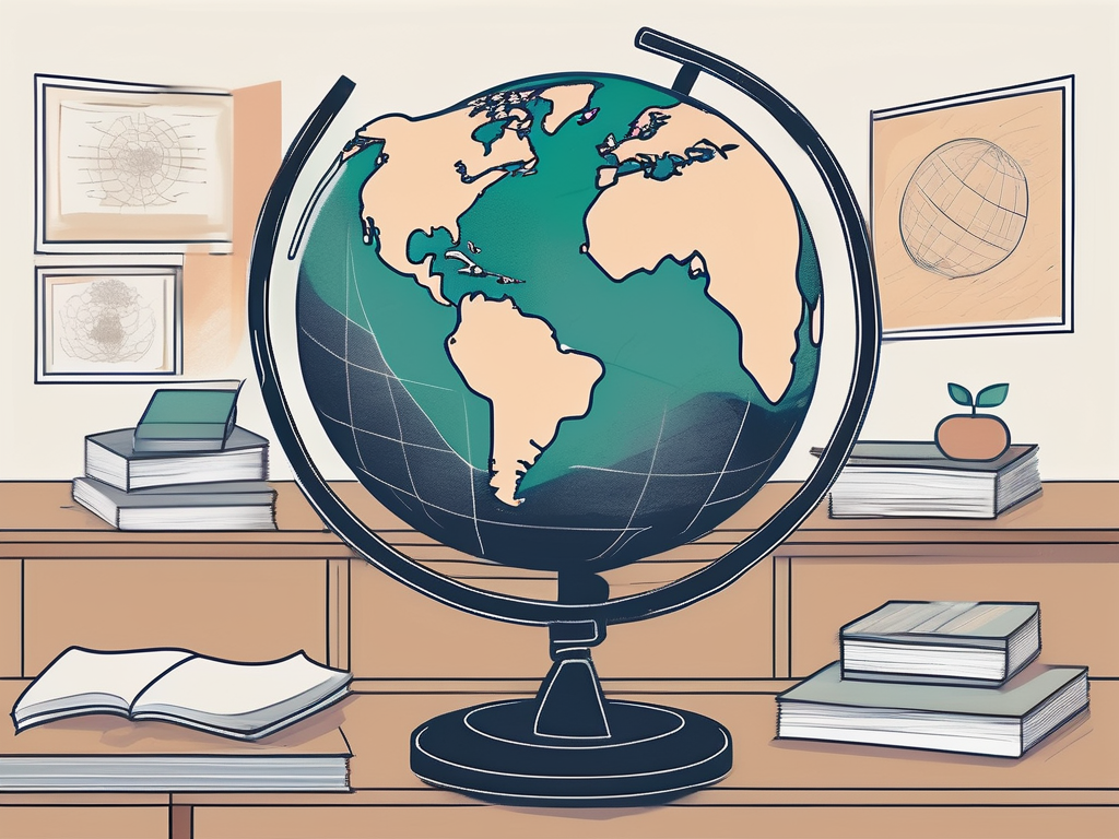 A classroom with diverse cultural elements