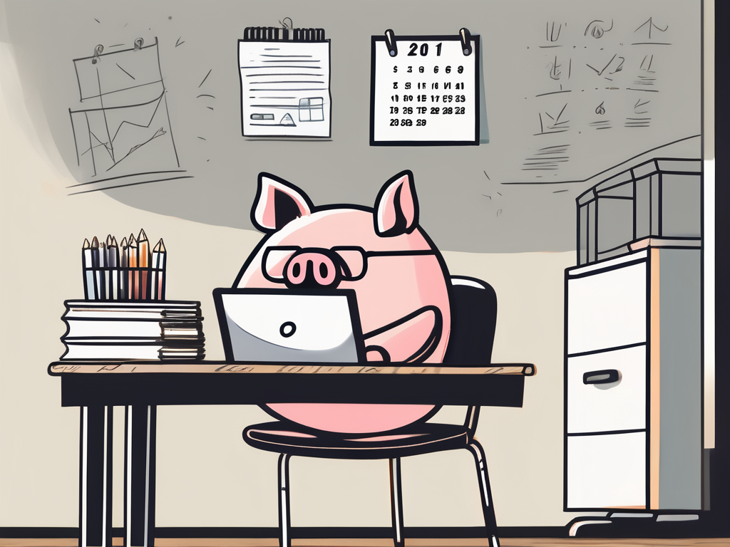 A classroom desk and chair in a dimly lit room with a resignation letter on it