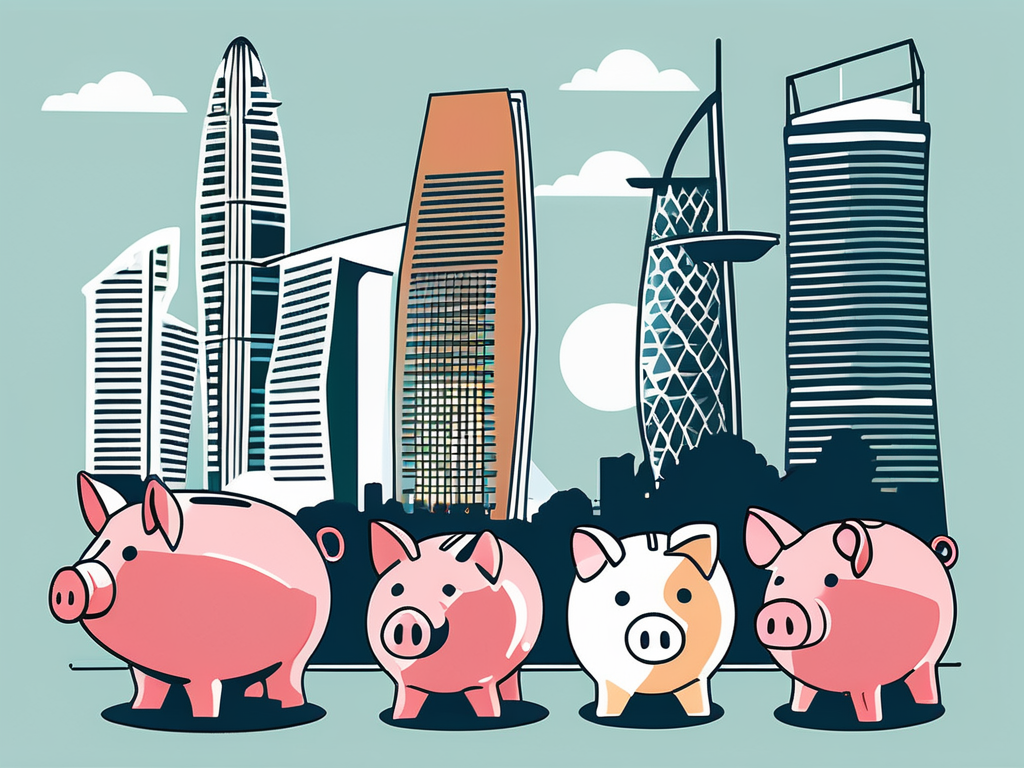 A graduation cap placed on top of a ladder