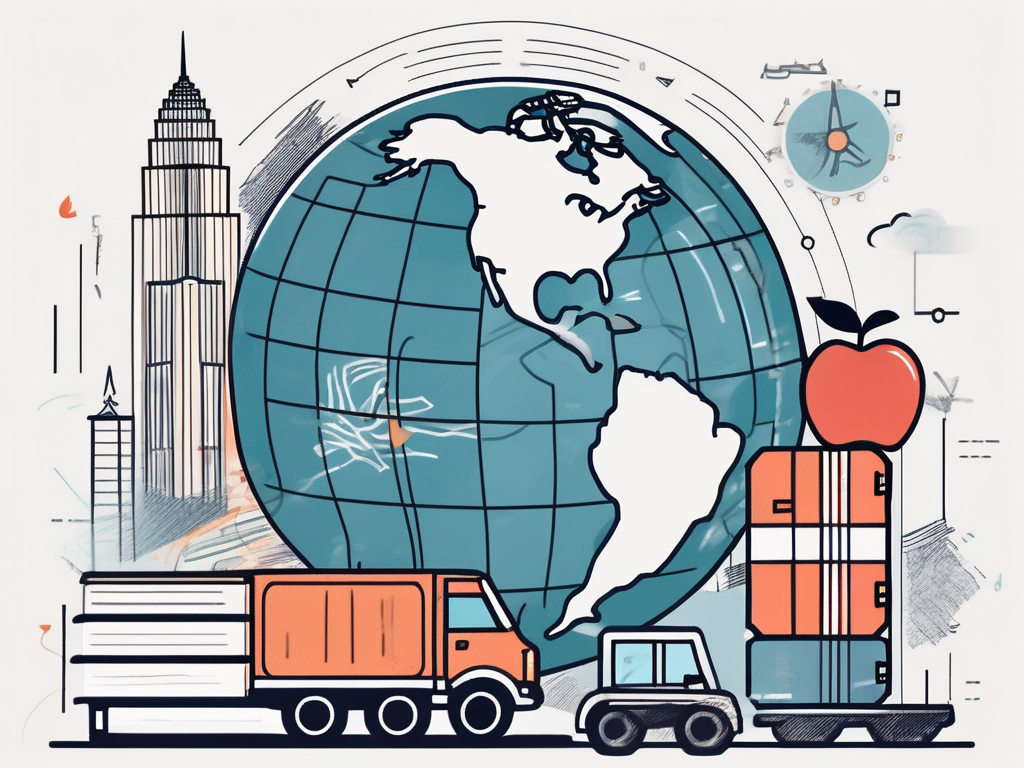 A classroom setting with a blackboard