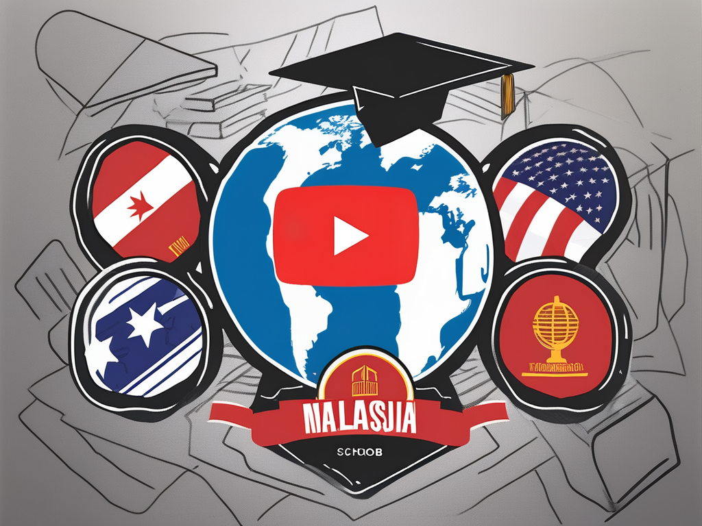 Five different youtube play buttons