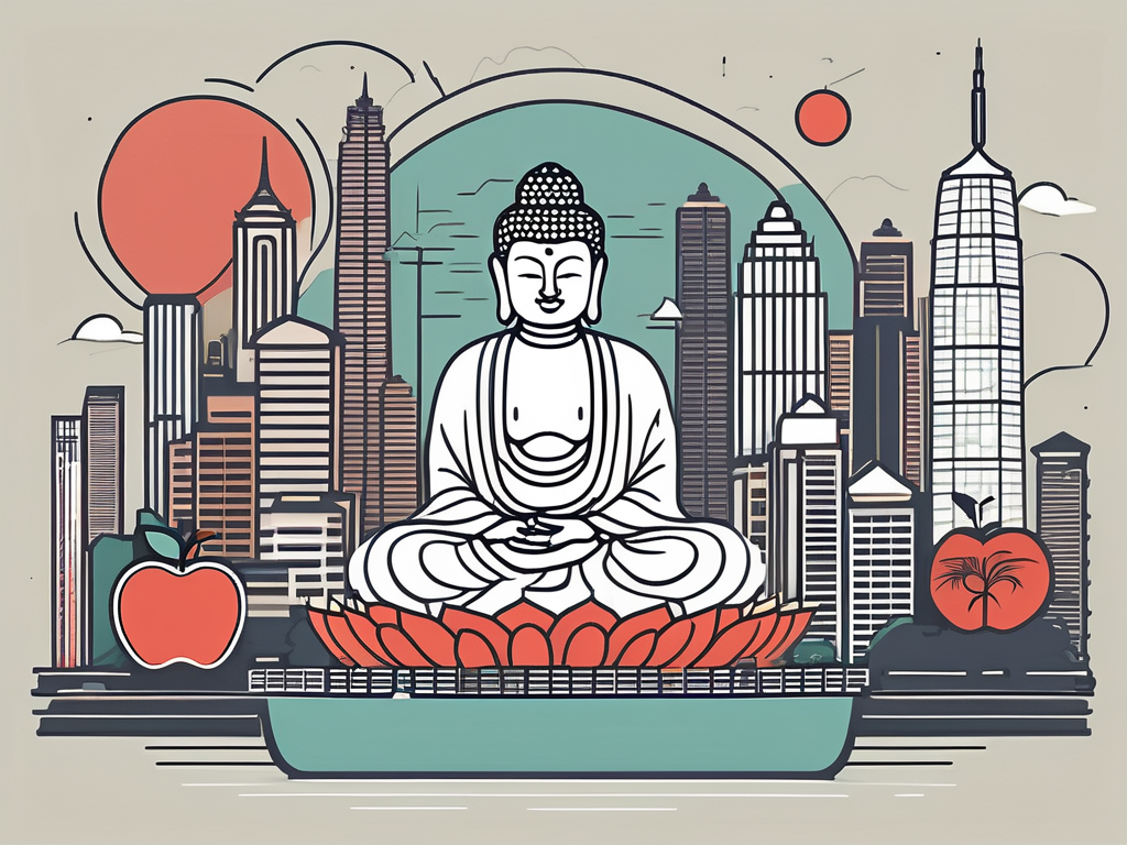 A diverse array of iconic hong kong landmarks