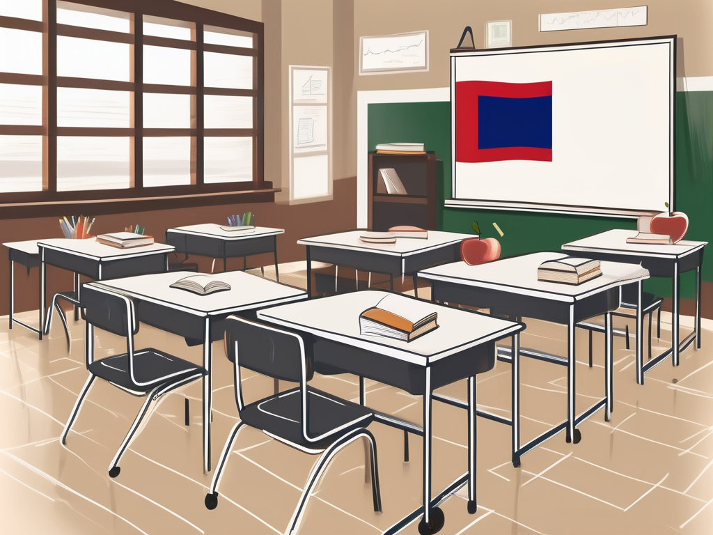 A diverse classroom setting in thailand