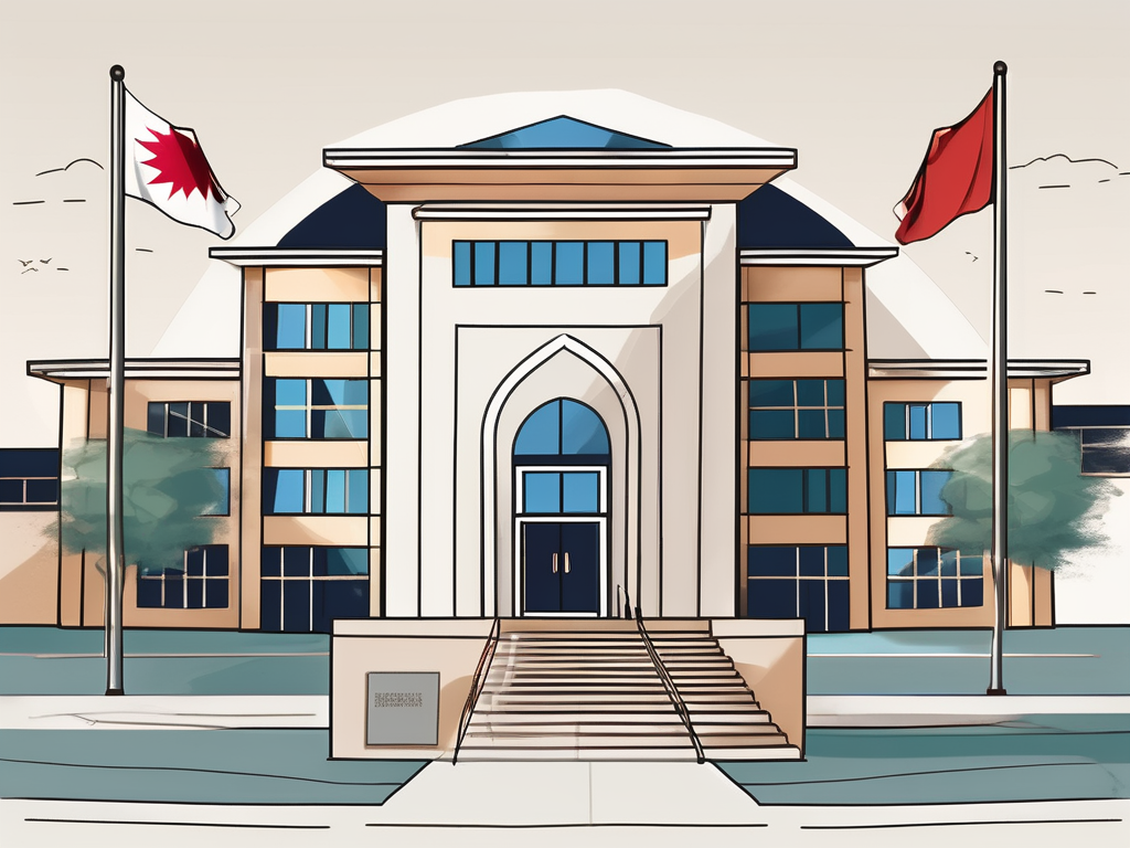 An international school building in bahrain