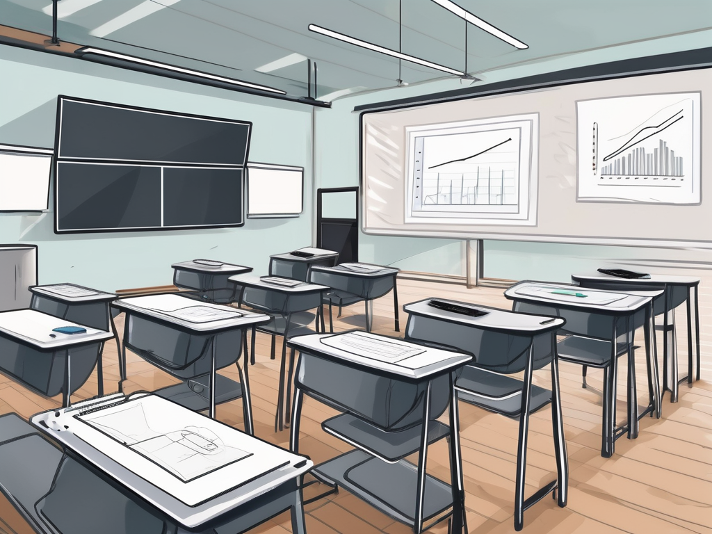 A modern classroom in thailand