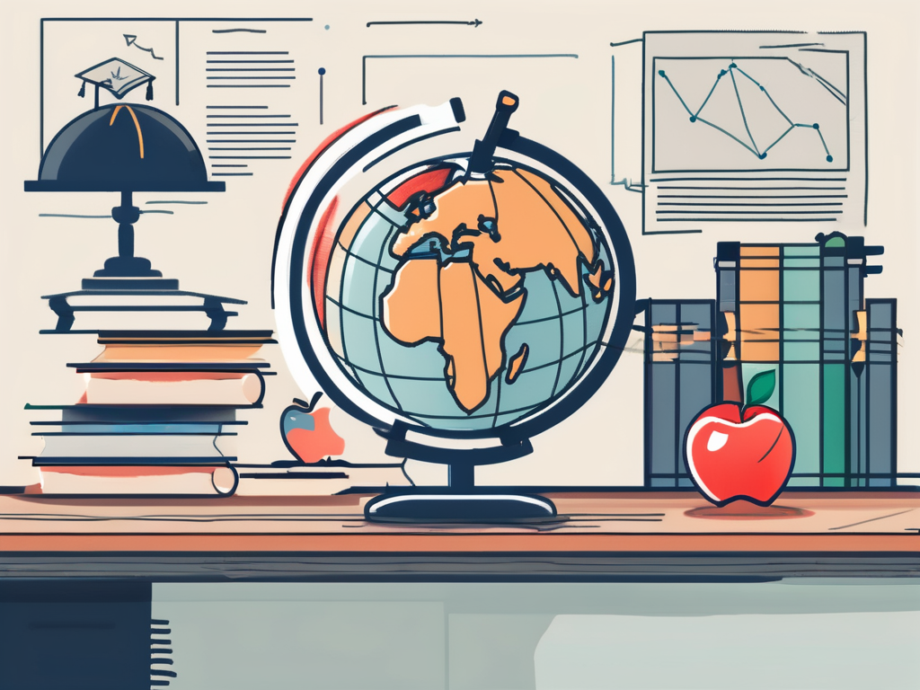 A globe with malaysia highlighted