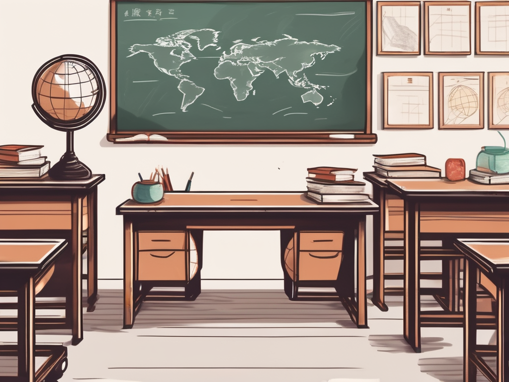 A diverse set of school supplies like books