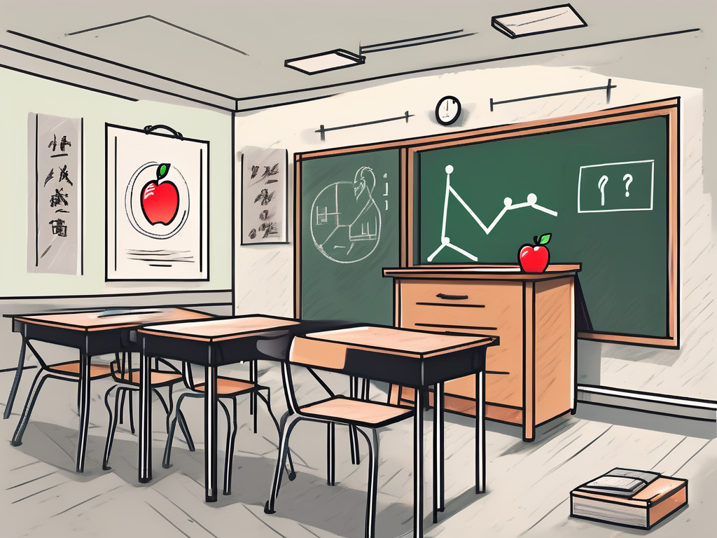 A classroom setting in china