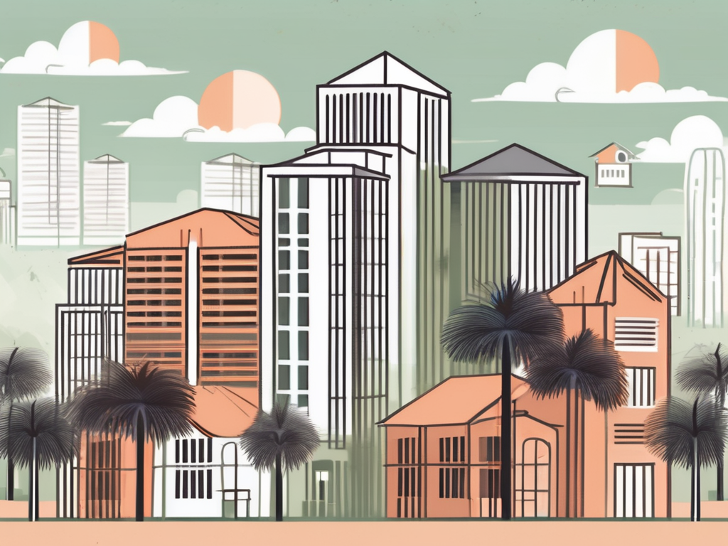 Eight different school buildings