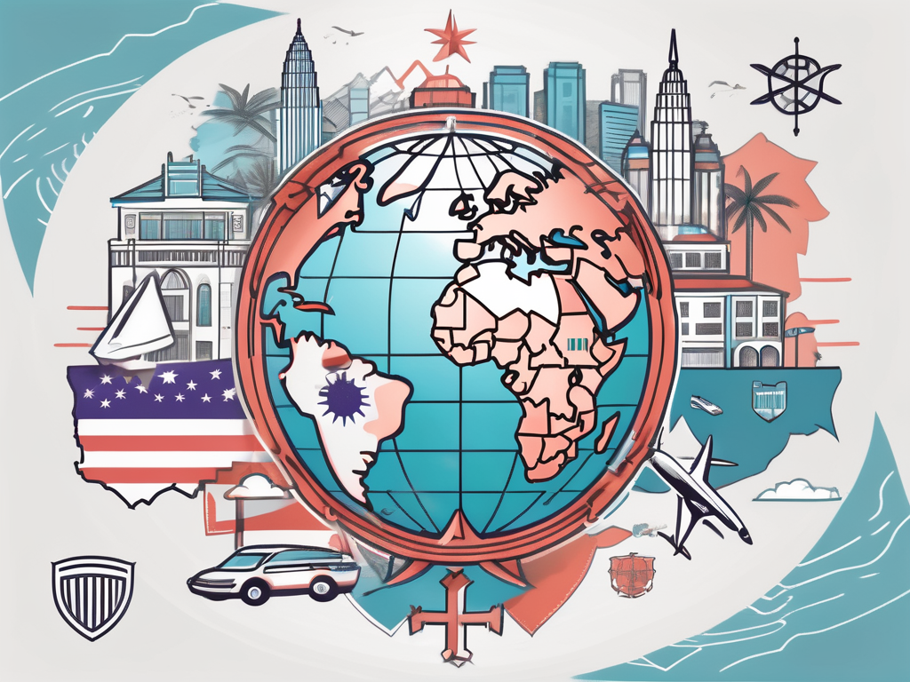 A classroom with a few recognizable thai cultural elements