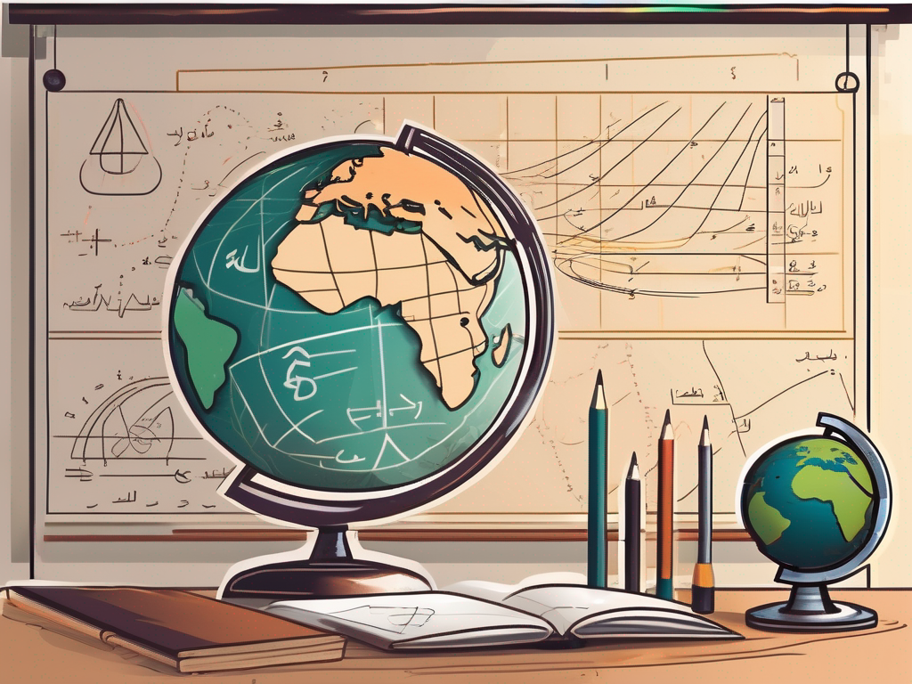 A typical saudi arabian classroom setting with diverse educational tools