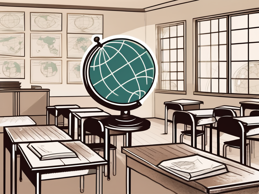 A classroom setting in an indonesian international school