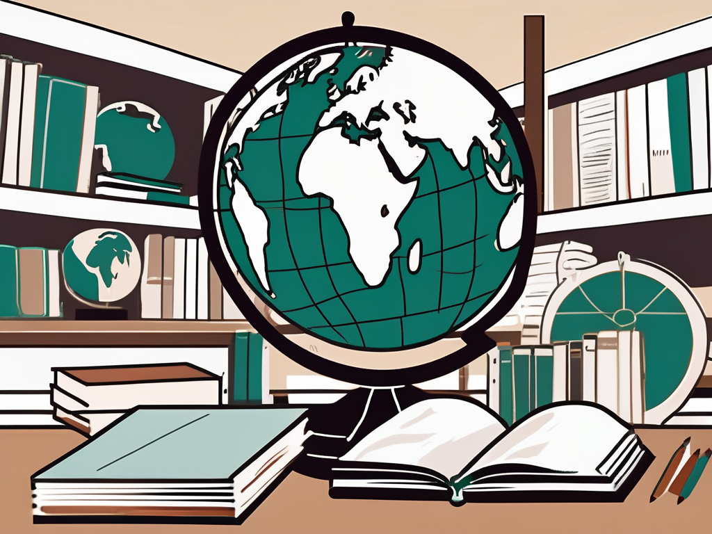 A classroom setting with diverse educational tools and resources