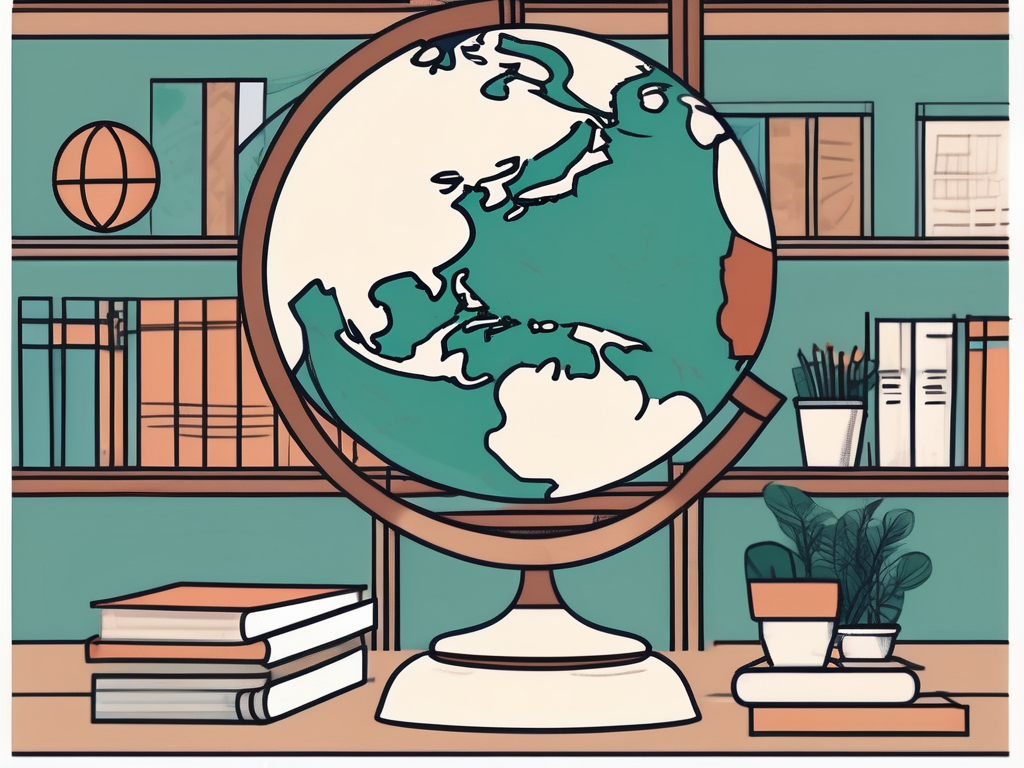 A classroom with diverse cultural elements